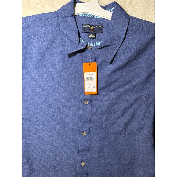 Margaritaville Blue T-shirt Lost In Paradise Short Sleeve Tee Palace Blue S - Picture 3 of 4